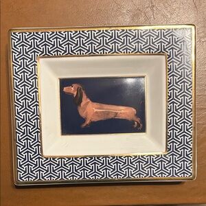 Ceramic dachshund dish